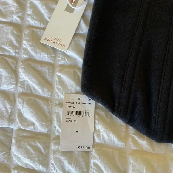 Good American black knit corset crop top - Picture 4 of 10